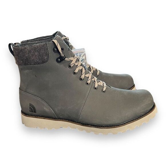 The North Face Work to Wear Lace WP Boots Zinc Grey / Silver Grey Men's Size 14 - Picture 2 of 7